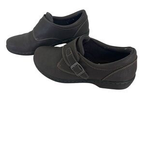 Eastland Brown Leather Sherri Shoe Women’s Size 10 10W Slip On Comfort Walking